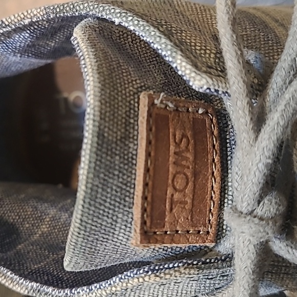 TOMS Washed Camo Desert Wedge Ankle Boot - Picture 8 of 13